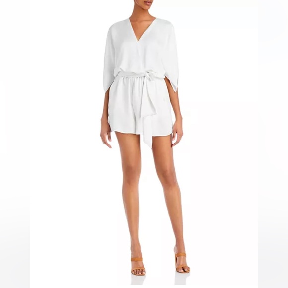 NWT Ramy Brook Rupert Romper White size Small